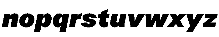 ProtestGrotesk BlackItalic Instance Font LOWERCASE