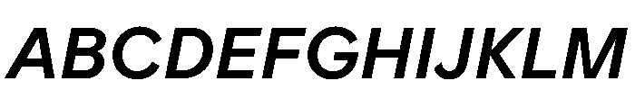 ProtestGrotesk BookItalic Instance Font UPPERCASE