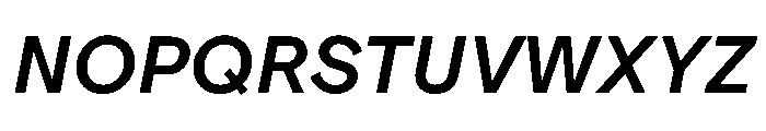 ProtestGrotesk BookItalic Instance Font UPPERCASE