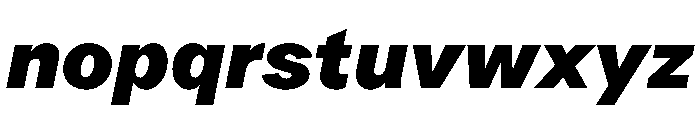 ProtestGrotesk HeavyItalic Instance Font LOWERCASE