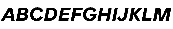 ProtestGrotesk MediumItalic Instance Font UPPERCASE