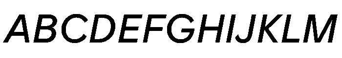 ProtestGrotesk RegularItalic Instance Font UPPERCASE