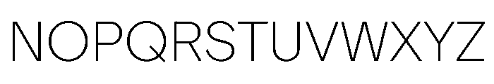 ProtestGrotesk Thin Instance Font UPPERCASE
