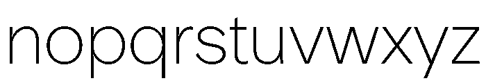 ProtestGrotesk Thin Instance Font LOWERCASE