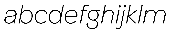 ProtestGrotesk ThinItalic Instance FONT
