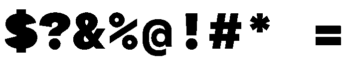 ProtestGroteskMono Black Instance Font OTHER CHARS