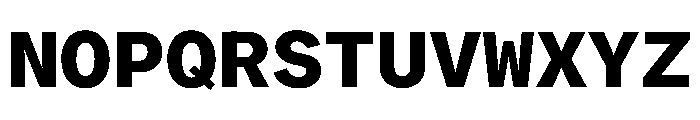 ProtestGroteskMono Bold Instance Font UPPERCASE