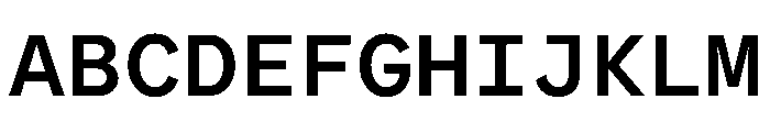 ProtestGroteskMono Book Instance Font UPPERCASE