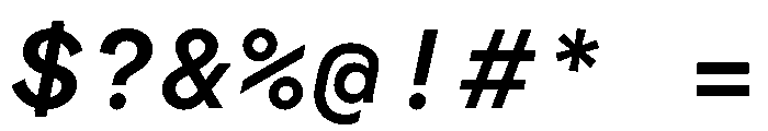 ProtestGroteskMono BookItalic Instance Font OTHER CHARS