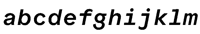 ProtestGroteskMono BookItalic Instance FONT