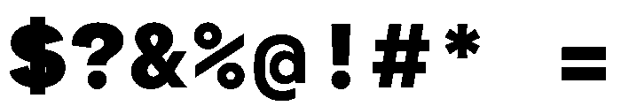 ProtestGroteskMono Heavy Instance Font OTHER CHARS