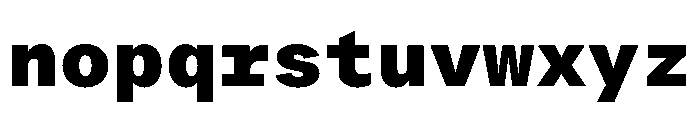 ProtestGroteskMono Heavy Instance Font LOWERCASE