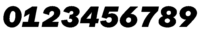 ProtestGroteskMono HeavyItalic Instance Font OTHER CHARS