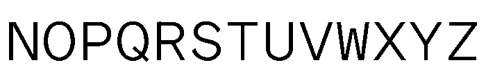ProtestGroteskMono Light Instance Font UPPERCASE
