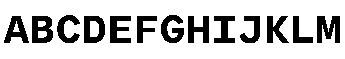 ProtestGroteskMono Medium Instance Font UPPERCASE