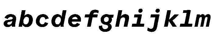 ProtestGroteskMono MediumItalic Instance FONT