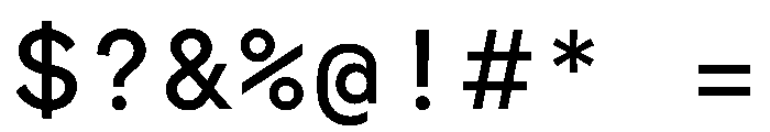 ProtestGroteskMono Regular Instance Font OTHER CHARS