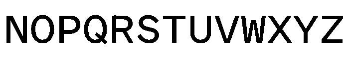 ProtestGroteskMono Regular Instance Font UPPERCASE