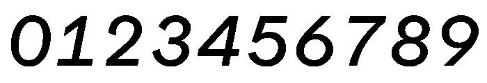 ProtestGroteskMono RegularItalic Instance Font OTHER CHARS