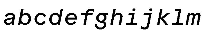 ProtestGroteskMono RegularItalic Instance FONT