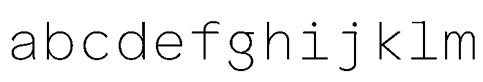 ProtestGroteskMono Thin Instance FONT