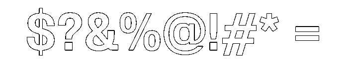 Protokoll Bold A55c801e Font OTHER CHARS