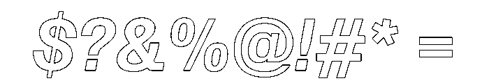 Protokoll BoldItalic 77fd4dcc Font OTHER CHARS
