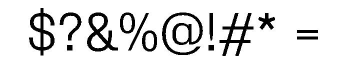 Protokoll Light Font OTHER CHARS