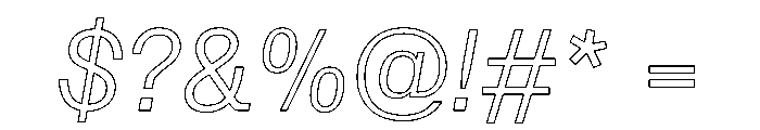 Protokoll LightItalic Cfc5ee10 Font OTHER CHARS