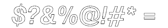 Protokoll MediumItalic 018dfdb6 Font OTHER CHARS
