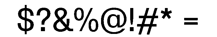 Protokoll Regular Font OTHER CHARS