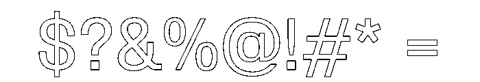 ProtokollSix Regular Font OTHER CHARS