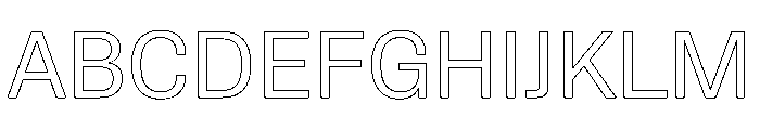 ProtokollSix Regular Font UPPERCASE