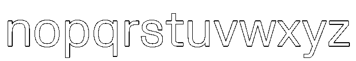 ProtokollSix Regular Font LOWERCASE