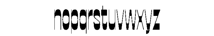 Proxy High Bold Font LOWERCASE