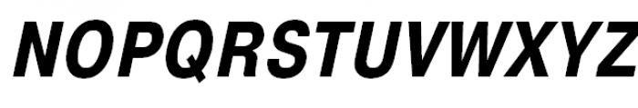 Pragmatica Condensed Bold Oblique Font UPPERCASE