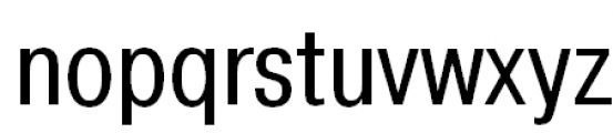 Pragmatica Condensed Book Font LOWERCASE