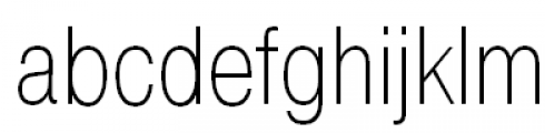 Pragmatica Condensed Extra Light FONT