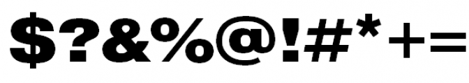 Pragmatica Extended Black Font OTHER CHARS