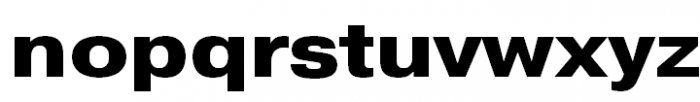 Pragmatica Extended Extra Bold Font LOWERCASE