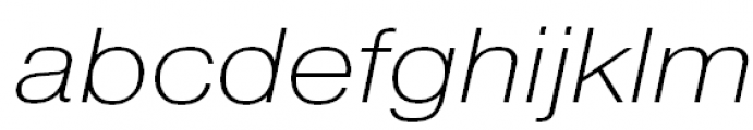 Pragmatica Extended Extra Light Oblique FONT