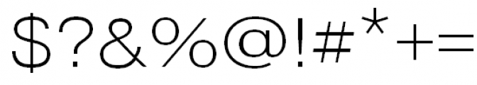 Pragmatica Extended Extra Light Font OTHER CHARS