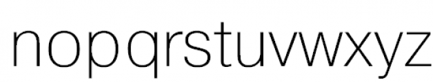 Pragmatica Extra Light Font LOWERCASE