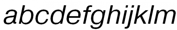 Pragmatica Monotonic Greek Italic Font LOWERCASE