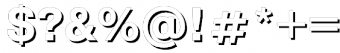 Pragmatica Shadow Font OTHER CHARS