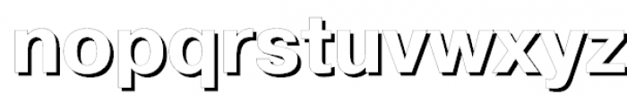 Pragmatica Shadow Font LOWERCASE