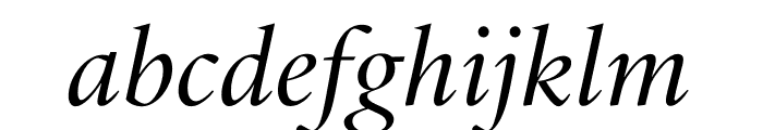 Practice Display Regular Italic Font LOWERCASE