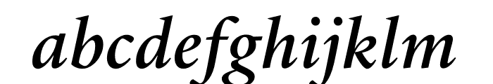 Practice Semibold Italic Font LOWERCASE