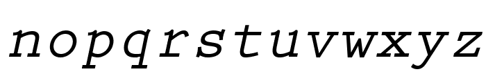 PrestigeEliteStd-BdSlanted Font LOWERCASE