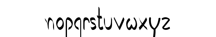 Princip-CondensedRegular Font LOWERCASE